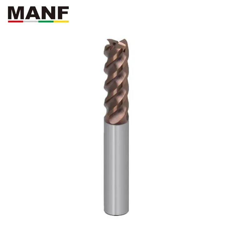 HRC58 2 Flute U-shaped Groove End Mill